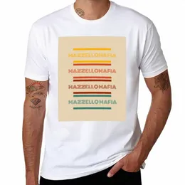 Nowa kolorowa Mazzello Mafia T-shirt zwykła koszulka z nadrukiem dla chłopców sportowych fanów T-shirty męskie koszulki B3LU#