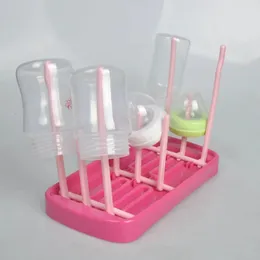 Foldable Baby Bottle Dry Rack Baby Bottle Drain Drying Racks Baby Bottle Cleaning Dryer Drainer Storage Rack Milk Bottle Rack