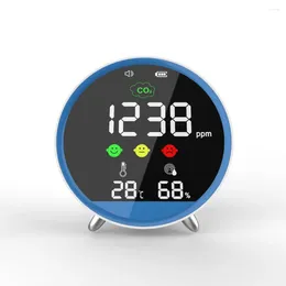 Inomhus CO2 -detektor Thermohygrometer Home Digital Air Intelligent Quality Analyzer Hushåll föroreningar Monitor