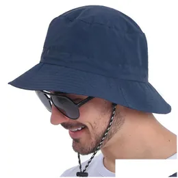 Snapbacks feicui uni yaz açık kova şapkası erkekler için hızlı kuru paketlenebilir boonie uv koruma güneş modası kamera yürüyüş şapkaları damla dhizc