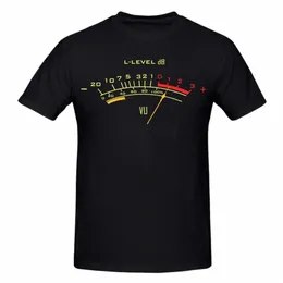 VU Metre Vintage Ang T Shirt Erkekler Pamuk Yaz Au Mühendis Kayıt Stu T-Shirt Kısa Kollu Grafikler Tshirt Tee Top 35BC#