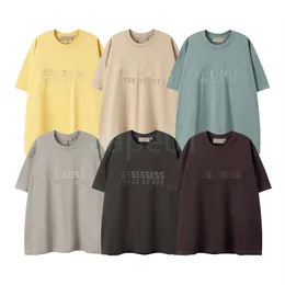 デザイナーメンズTシャツESS短袖ファッションブランドレジャーレディースTシャツカップルストリートヒップホップ半袖ポロシャツトップS-XL