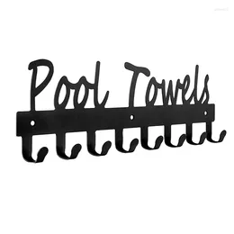 Liquid Soap Dispenser Pool Towel Hooks For Bathroom Wall Mount Rack Holder Carbon Steel Hanger Organizer Indoor Outdoor