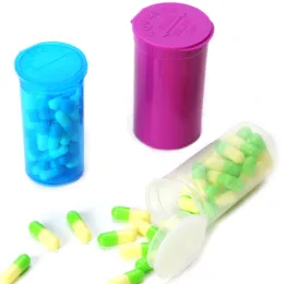 Burkar 20st fukt Proof Squeeze Pop Top Bottle Pill Tobacco Herb Lagring Väska Stash Jar Spice Container 80 ml Rökningstillbehör