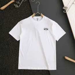 초여름 남성 티셔츠 디자이너 T 셔츠 남성 남성 패션 편지 자수 그래픽 티그 테리 컬러 캐주얼 짧은 슬리브 셔츠 크기 XS-L
