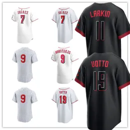 Maglia personalizzata Uomo donna Gioventù 19 Joey Votto 30 Ken Griffey Jr. 14 Pete Rose 4 Wil Myers Kevin Newman 71 Connor Overton 52 Reiver Sanmartin Elly De La Cruz Maglie da baseball