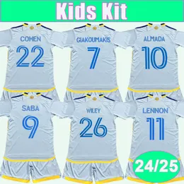 2024 25 Atlanta Uni ted Kids Kit Soccer Jerseys GREGERSEN ALMADA GIAKOUMAKIS WILEY LENNON ABRAM Away Child Suit Football Shirt Short Sleeve Uniforms
