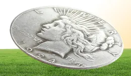 US 19231964 PSD Peace Dollar artesanato Cópia de moedas banhadas a prata fábrica de fabricação de matrizes de metal 9015214