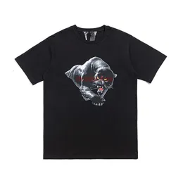 メンズTシャツポロ2021夏の新しいファッションブランドVlonely Panther Claw Mark Big V Print Mens and Womens半袖Tシャツ