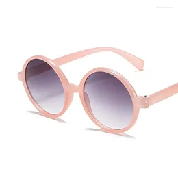 Sunglasses 2024 Mode Ronde Retro Kinderen Zonnebril Multicolor Schattige Jongens Meisjes Uitje Vintage