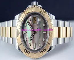 2 Style Luxury Watches Steel Bracelet 18kt Gold Men039s Tahitian Mother Of Pearl 16628 16623 40mm Automatic Mechanical Men Watc2395911