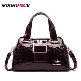 Top Handle Bags 2024 Summer Bag PU Leather Designer Handbag High Quality Womens Fashion Shoulder Sac A Main Femme de Marque H240328