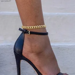 Anklets nyanlända trender i kvinnans ankelarmbandsmycken för hiphop kubanska kedjor och CZ Pave Ankel armband smycken grossist billigt ankelarmband smycken240