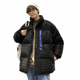 ins Hot Lover Design Płaszcz Mężczyźni zimowe ciepłe kurtki dla mężczyzn dla mężczyzn 2021 NOWOŚĆ BARD/BIAŁY Down Down Pary Jackets Płaszcz S2B6#