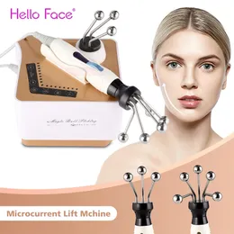 Japanese Magic Ball Fascia Device 3P5P Probes BIO Micro Electric Vibration Massage Meridian Unblock Beauty Face Lifting Machine 240320