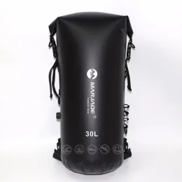 Taschen 30 l aufblasbare wasserdichte Taschen River Trekking Aufbewahrung Trockener Sack -Tasche für Kanu Kayak Rafting Schwimmen Surfen Spelunking -Rucksack