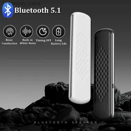 Taşınabilir Hoparlörler Cep Bluetooth Hoparlör Kemik İletken Kablosuz Stereo Hoparlör Uyku iyileştirmek için yerleşik beyaz gürültüye sahip q240328