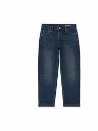 Simwood High Standard Series 2024 Spring New New Freendor Tapered Jeans Men 12.5oz Seedge Denim Plus Size 바지 A1IJ#