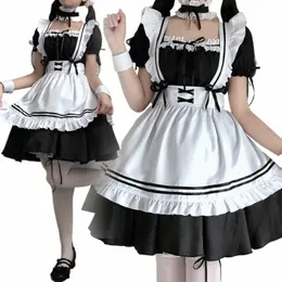 Petto basso Costume da cameriera Lolita Sexy Lolita Anime Carino giapponese Sweet Girl Suit Genshin Impact Halen Cosplay Doll Teen Dr H9TM #