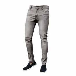 2021 Nowy szary niebieski czarny czarny dżinsy spodnie Man Casual Slim Denim Spodni Fi SPRZEDAŻ SPRZEDAŻ MAŁNIE MĘŻCZYZN SKLEP MĘŻCZYZN