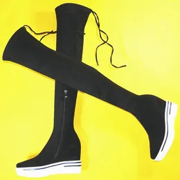 Casual Shoes 2024 Kvinnor Stretchy Velvet kil