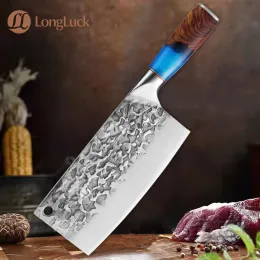 Kitchen Cleaver Nóż ręcznie robione kute stalowa stalowa węgiel chiński nóż kuchenny szef kuchni Utility Butcher Sietcher Nożyce