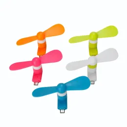 Mini USB Fan Flexible Portable Super Mute Cooler Cooling For Type C Android Samsung S7 edge Phone With Package LL