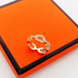 Anéis de designer Luxurys Banda Anéis Marca Designer Top Quality S925 Sterling Prata Rosa Nariz Redondo Círculo Anel Oco Para Mulheres Jóias Partido Presente 17 Estilos
