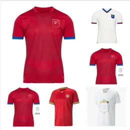 2024 2025 SERBIA Maglie da calcio Uniformi Uomo Rafael DJURICIC SERGEJ MITROVIC PAVLOVIC TADIC MILENKOVIC ZIVKOVIC MAKSIMOVIC DJURICIC Maglia da calcio 2023 KIDS KIT