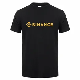 binance t shirt krypto män casual tees cott short hylsa cool tops tshirt oz-421 p06z#