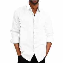 Camicia stampata Fiable da uomo Camicia con logo personalizzato persalizzato da uomo Camicia a maniche Lg da uomo h2xx #
