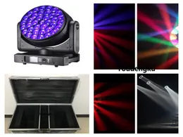 2PC 플라이 카스 완벽한 무대 조명 37x40W RGBW 4in1 K20 줌 BIG BEE EYE 1550W LED WASH BEAM ZOOM 이동 헤드 라이트