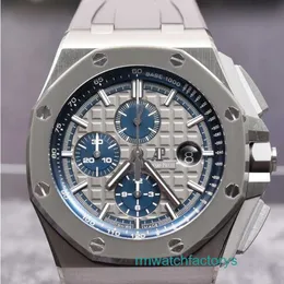 Il miglior orologio da polso AP Royal Oak Offshore serie 26400IO OO.Orologio da polso trasparente da uomo, in lega di titanio, alla moda, per il tempo libero, con retro trasparente