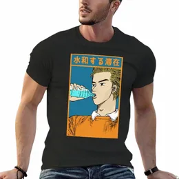 iniziale D - Keisuke Takahi 'Stay Hydrated' T-shirt estiva top tinta unita carino top grafica divertente magliette per uomo X5W6 #