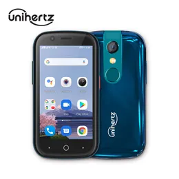 UNIHERTZ JELLY 2 Världens minsta Android 11 4G -smartphone 6GB+128 GB 2000mAh Fingerprint OTG NFC Card Size Super Mini Tiny Phone