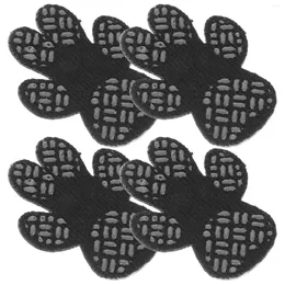 Vestuário para cães 4 Pcs Almofada de proteção para pés Remendo confortável Anti-Slip Pads Outdoor Pet Patches Pequeno protetor de gel de sílica antiderrapante