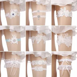 Efily Bridal Curter Garter Wedding Accories Rute Crystal Fr Вышивка подтяжки невесты подтяжки для вечеринки DRES Gift Y67A#