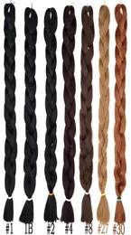 165G Xpressions Flechthaarverlängerungen Blond Braun Schwarz 613 20 Reine Farben Kinky Straight Flechthaar Synthetische Webarten6927168