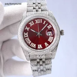 Roles Watch Orologi svizzeri Diamond Mens Automatic Mechanical Designer Impermeabile 41mm Zaffiro Orologi da polso da donna da lavoro con reggiseno in acciaio tempestato di diamanti