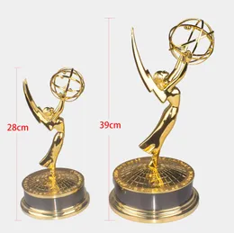 replica trofeo TV Trofeo Emmy in metallo Emmy Awards Trofeo Emmy in lega di zinco Immy Awards6695376