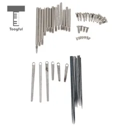 Tooyful 1 Set Klarinette Reparaturwerkzeugkit Stahl Federblattschlüssel Walzen Schrauben Schilfnadel Woodwind Teile