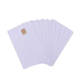 wholesale 10PCS Smart IC Cards SLE 4442 Chip Blank PVC ISO7816Other electronic components ZZ