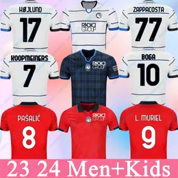 23 24 Atalanta FC Soccer Jerseys LOOKMAN MURIEL ILICIC DE ROON DUVAN ATA BC Maglia Da Calcio 2023 2024 Football Men and Kids Player Fans Version Shirt Kits