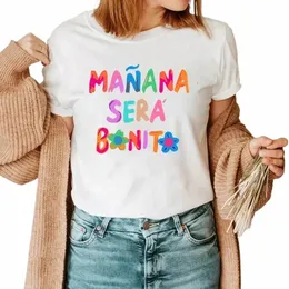 プラスサイズの女性の博士トレンドNowシャツKarol G Manana sera Bito t Shirts明日は素敵なシャツ素晴らしい誕生日ギフト44ez＃