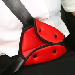 Pasek bezpieczeństwa samochodu solidny regulowany trójkąt bezpieczeństwa pasa bezpieczeństwa klipsy dla dzieci ochrona samochodu