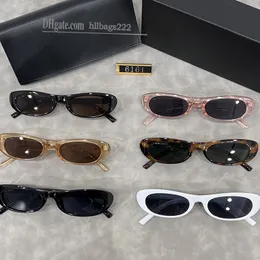 Designer Luxury Girls Men Gift Glasses Beach Shading UV400 Protection Polarised Glasögon med låda platt ram Daglig slitage Casual Outdoor Multi Color