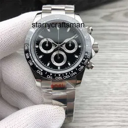 Relógio de luxo RLX Clean Mechanical Designer Watch 7750 Movimento Automático Homens Pulseira Business Sapphire Relógio de Pulso Pulseira Montre De Luxe Fivela Dobrável