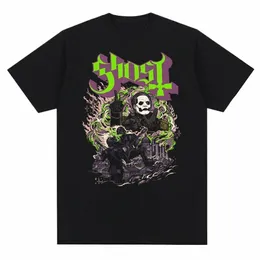 Novo Ghost Rock Band Gráfico Imprimir T Shirt Homens Mulheres Fi Casual Rock Streetwear Manga Curta Plus Size Camiseta Unissex v9jF #