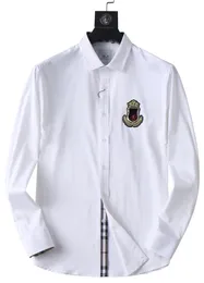 Erkek lüks gömlek tasarımcısı gömlek erkek tasarımcısı uzun kollu ince fit iş moda sıradan tasarımcı düğmesi gömlek markası takım elbise gömlek asya boyutu m-3xl yyj