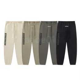 Designer Fashion Mens Pants Ess Solid Color Pants Hip Hop Sports Pants Mens Casual Jogging Pants S-XL